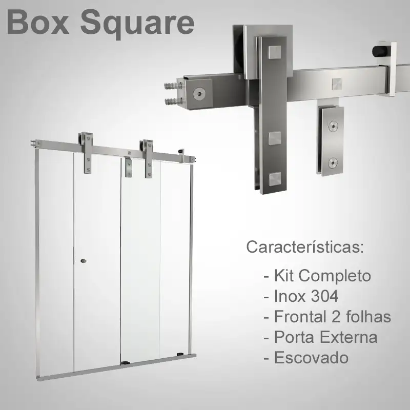 Frontal 2 Folhas Escovado